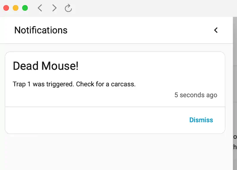 Persistent Notification